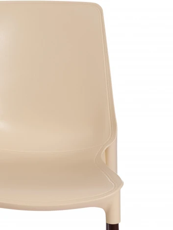 Стул GENIUS (mod 75) / 1 шт. в упаковке (Металл,Пластик /Бежевый,Коричневый)