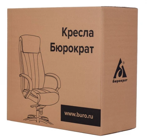 Кресло руководителя Бюрократ T-9908 черный кожа крестовина металл/дерево