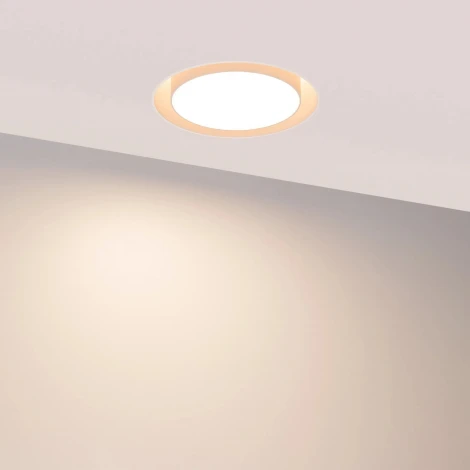 Встраиваемый точечный светильник под гипсокартон SP-ARCLOOP-TRIMLESS-D180-20W Day4000-Warm3000 (WH, 120 deg, 230V) (Arlight, Алюминий) 051584 (LED)