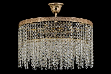 Потолочная люстра на штанге Arti Lampadari Favola Favola E 1.3.40.102 G (220V, хрусталь)