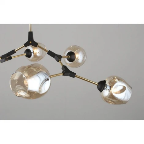 Подвесная люстра на штанге Omnilux 937 OML-93707-06 (220V, шарики)