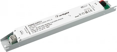 Блок питания ARV-SP24060-LONG-PFC-A (24V, 2.5A, 60W) (Arlight, IP20 Металл, 5 лет) 025594(1)