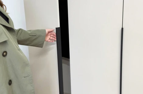 Шкаф двухдверный L800 Баско Mebelson (ЛДСП)арт.173778,3367