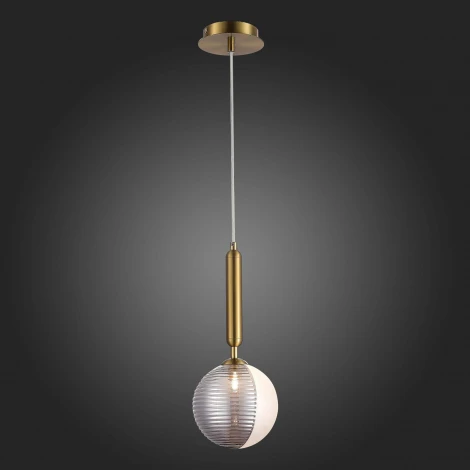 Подвесной светильник Aveiro SLE1096-203-01 Evoluce (220V, на проводе, шар)