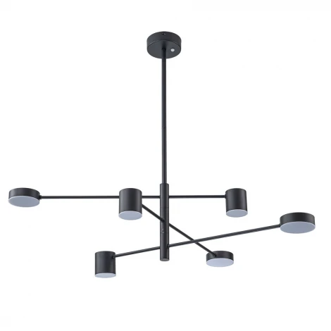 Потолочная люстра на штанге Arte Lamp Stanley A2476PL-40BK (LED, 220V)