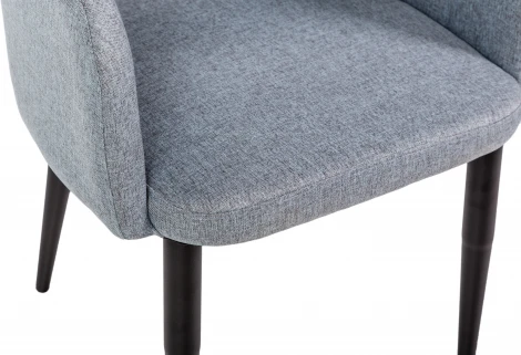 Стул R-Home Ledger Сканди Грей Чёрн