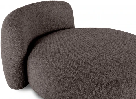 Кушетка Fabro ОГОГО (арт.863558), (Ткань,Букле/Коричневый)