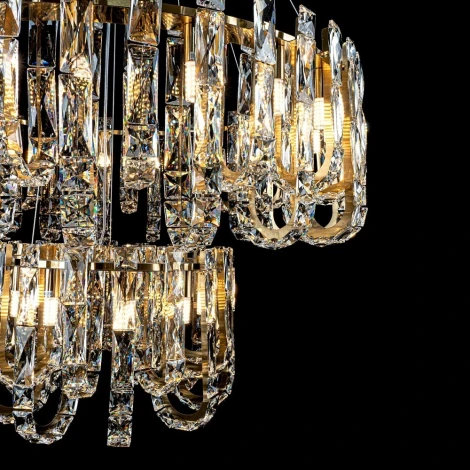 Подвесная люстра хрустальная Modelux MODELUX ML.6621.28 BS
