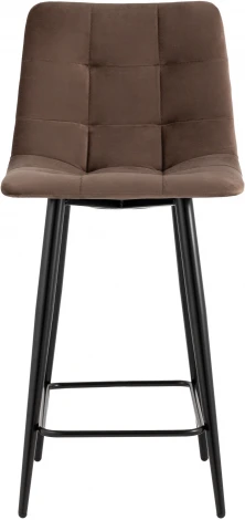 Стул полубарный Stool Group Джанго велюр коричневый высота сиденья 60 см УТ000036035