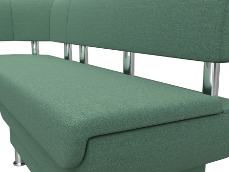 Диван кухонный угловой Альфа левый угол Лига Диванов (Рогожка) арт.123814L