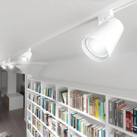 Трековый светодиодный светильник Feron AL100 41605 однофазный (220V, IP40)