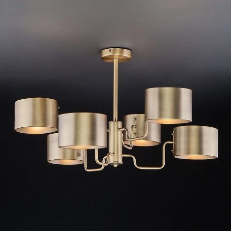 Потолочная люстра Wi-Fi Bogate's Pallada 293/6 (220V, управление смартфоном, голосовое управление, умный дом - Minimir Home, Алиса, Маруся, Салют)