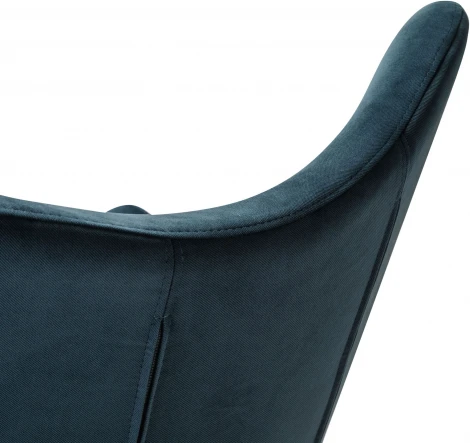 Кресло Хайбэк синий/венге R-Home арт.4101060120h_Blue_венге