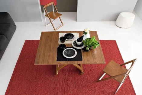 Стул деревянный складной Skip Connubia Венге P128 plwd bch