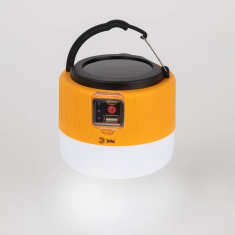 Кемпинговый фонарь светодиодный на солнечной батарее с пультом ЭРА KA-601