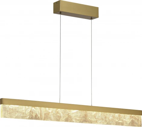 Подвесной линейный светильник ST Luce Splendid SL6234.303.36 Латунь/Золотистый LED 1*36W 4000K