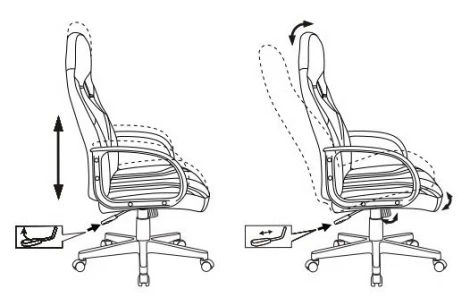 Кресло игровое Zombie RUNNER черный/синий текстиль/эко.кожа крестовина пластик