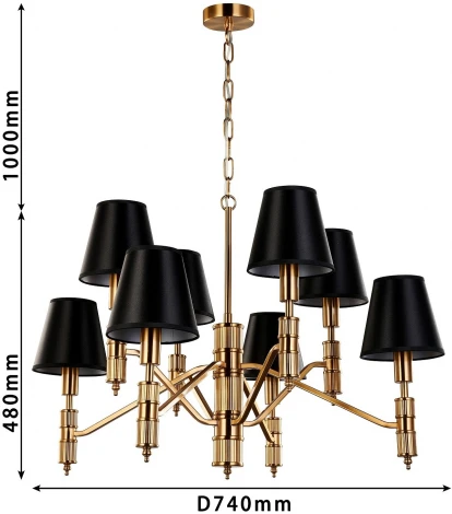 Подвесная люстра Favourite Flagship 2933-8P