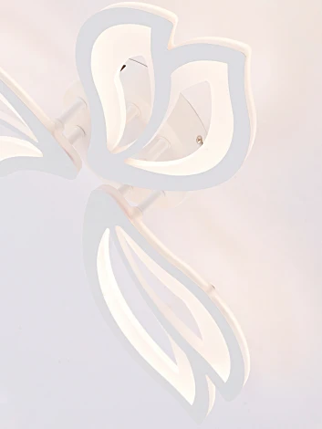 Потолочная люстра светодиодная с пультом ДУ 66W, белый, LED Natali Kovaltseva Fortuna LED LAMPS 81107/2C