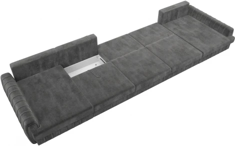 Диван П-образный Лига-057 НПБ МегаЛонг Лига Диванов (Велюр) арт.129364