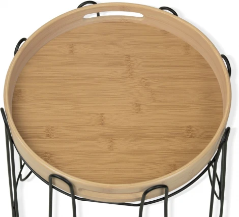 Столик кофейный Sheffilton SHT-CT26 черный муар / прозрачный лак