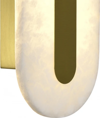 Светильник настенный светодиодный ST Luce Geom SL6139.201.01 золотистый/белый LED 1*6W 3000K