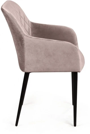 Стул с подлокотниками Robert, бархат пепельно-бежевый 25 Top Concept ROBERT 75429