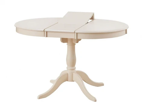 Стол раскладной Siena ( SA-T4EX) ivory white (слоновая кость 2-5) (дерево гевея/мдф)