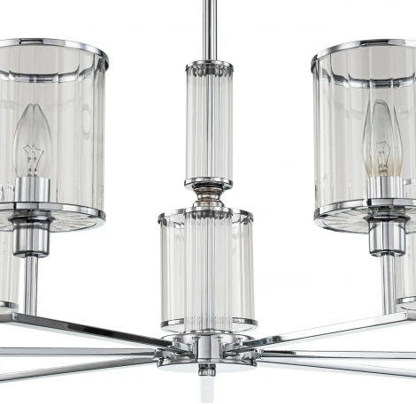 Потолочная люстра на штанге 13022/7R Chrome Indigo Dante V000412
