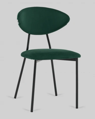 Стул обеденный Квинси велюр зеленый Stool Group арт.УТ000041638