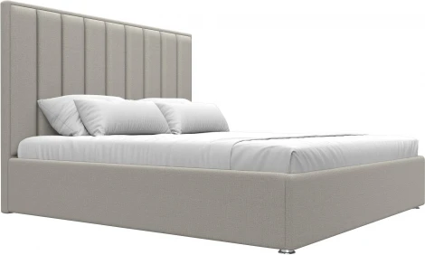 Кровать интерьерная Афродита 180 (Бежевый/Рогожка) Лига Диванов арт.123055