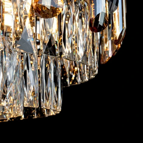 Подвесная люстра хрустальная Modelux MODELUX ML.9006.12 GD-BR