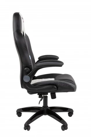 Кресло Chairman game 15 Россия экокожа черный/серый/белый 7213472
