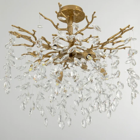 Потолочная люстра хрустальная на штанге Arte Milano Milano-1 23111.600.8.G9.B IB (220V)