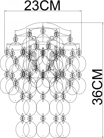Настенные светильники Arte Lamp Pipirima A4065AP-2SG (220V, хрусталь)