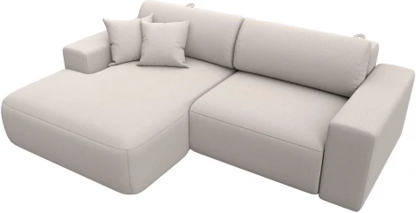 Диван угловой Лига-036 НПБ Классик левый угол Лига Диванов (Замша) арт.127742L