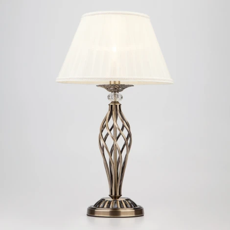 Интерьерная настольная лампа Eurosvet 01002-01003 01002/1 античная бронза (220V, выключатель)