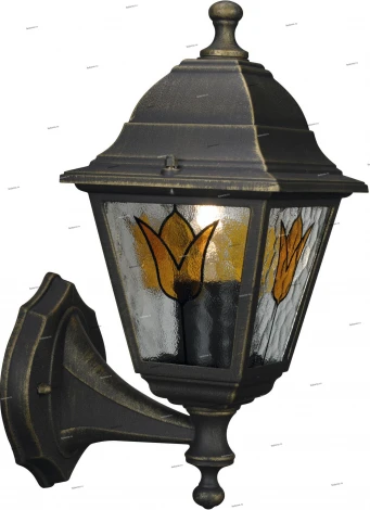 Бра уличное плафон вверх Massive Koblenz, 1 плафон, бронза