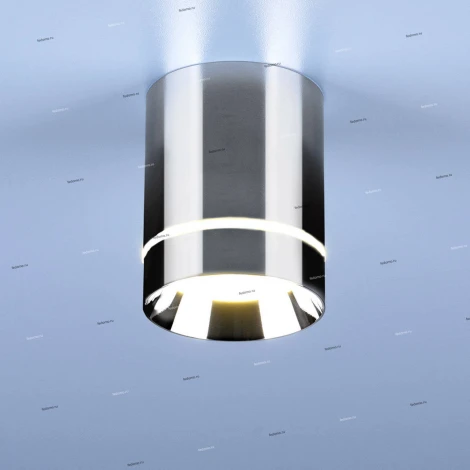 Накладной точечный светильник Elektrostandard Topper DLR021 9W 4200K хром (LED, 220V)