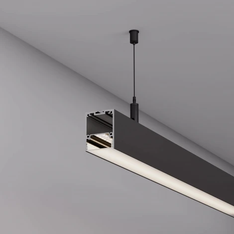 Профиль IP-LINE-4050-2000 BLACK (Arlight, Алюминий) 053898