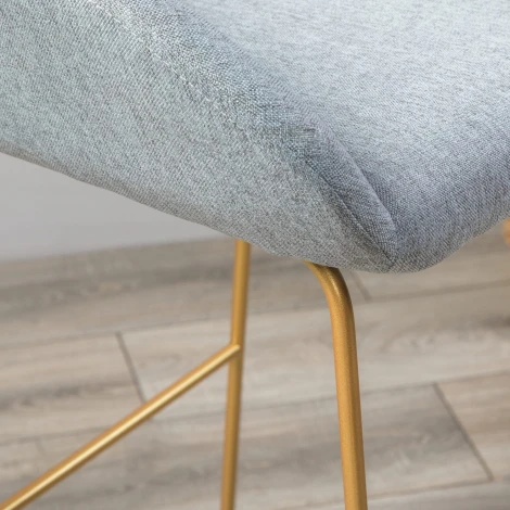 Стул бар Kent Грей/Линк Золото R-Home арт.4101198h_ГрейЗолот_БАР