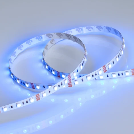 Светодиодная лента RT-B60-10mm 12V RGB (14.4 W/m, IP20, 5060, 5m) (Arlight, Открытый) 012340(2)