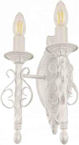 Бра Arte Milano AM342620 342620/2W WT+SL (220V, подсвечник, свеча)