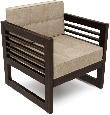 Кресло Arsko Сега венге рогожка бежевая