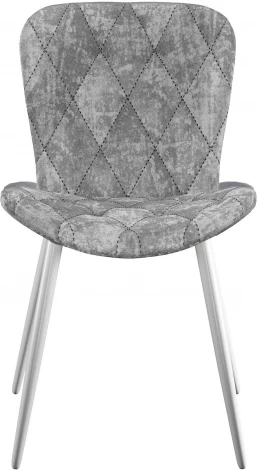 Стул DikLine 303 M13 светло-серый, ножки белые арт.00-00073893