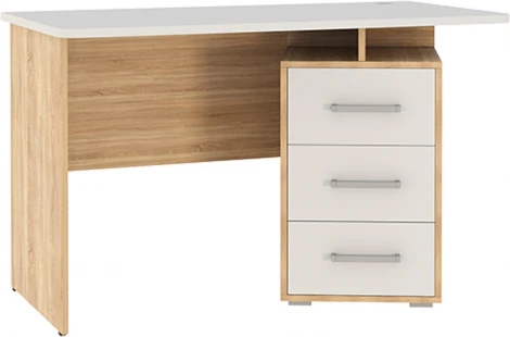 Лайт-2 Стол компьютерный 1200, цвет дуб сонома/белый Mebelson (арт.SKL2.1N02.1623)