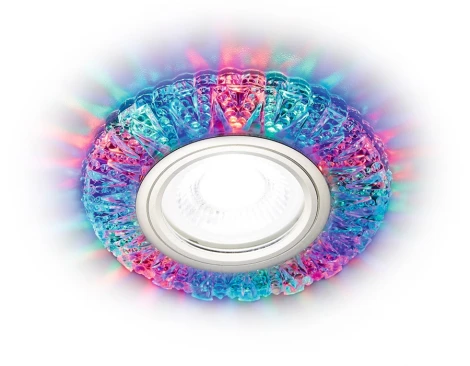 Встраиваемый точечный светильник Ambrella Декоративные Кристалл Лайт S310 CH/RG