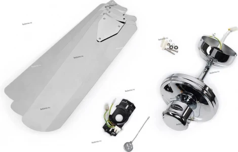 Вентилятор потолочный Dreamfan Mirror, 3 лопасти, хром