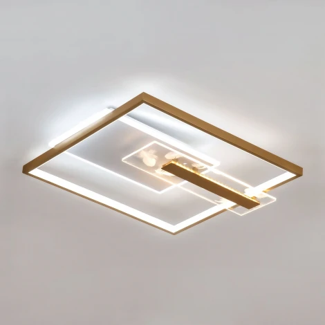 Потолочный светильник светодиодный с пультом с регулировкой цветовой температуры и яркости LED4U LED4U L1045-500 GD