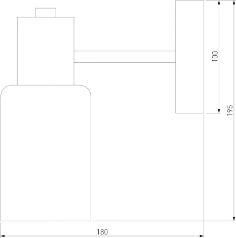 Бра Eurosvet Vegga 70160/1 латунь (220V)